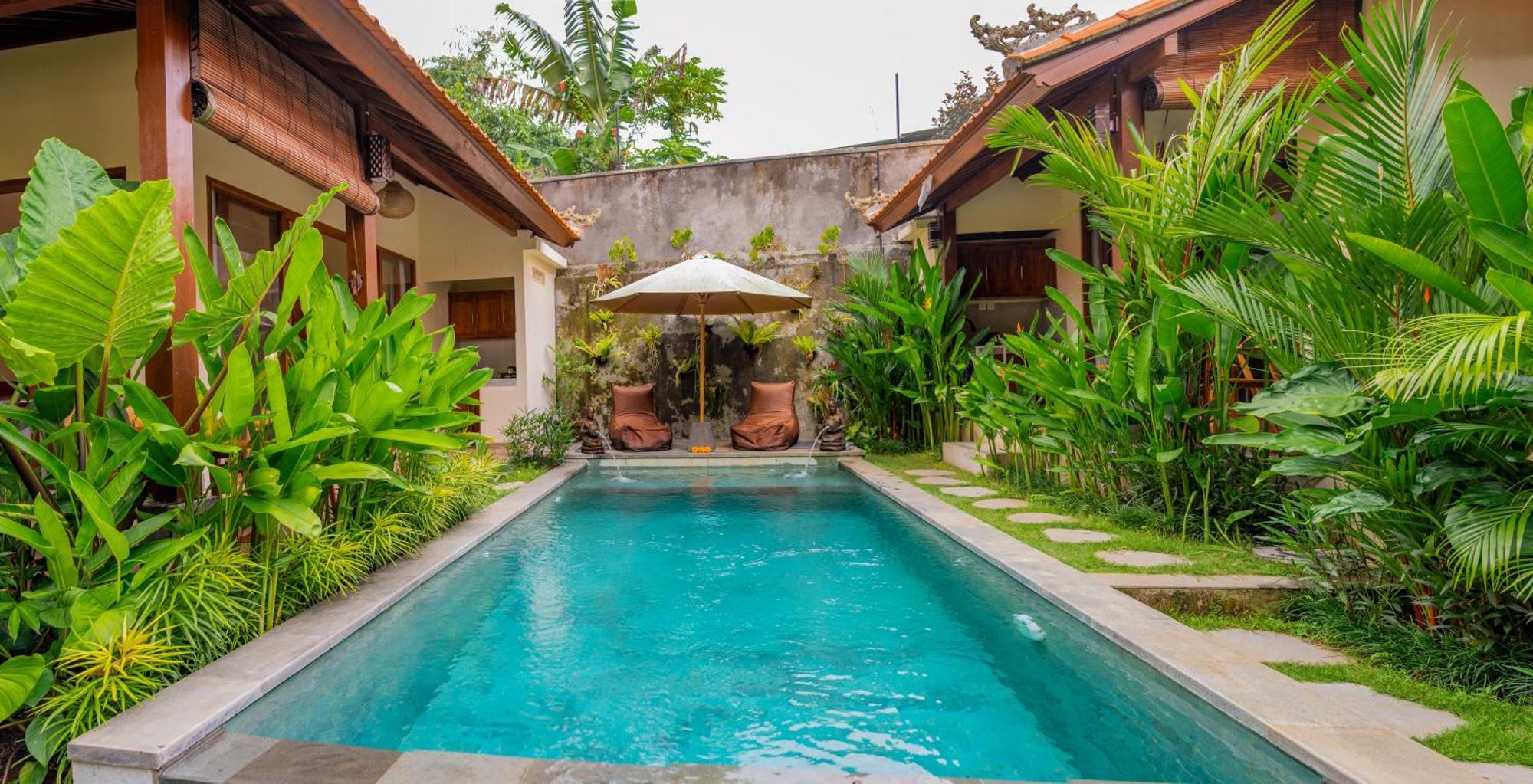 Cempaka Kembar Guest House อูบุด ภายนอก รูปภาพ