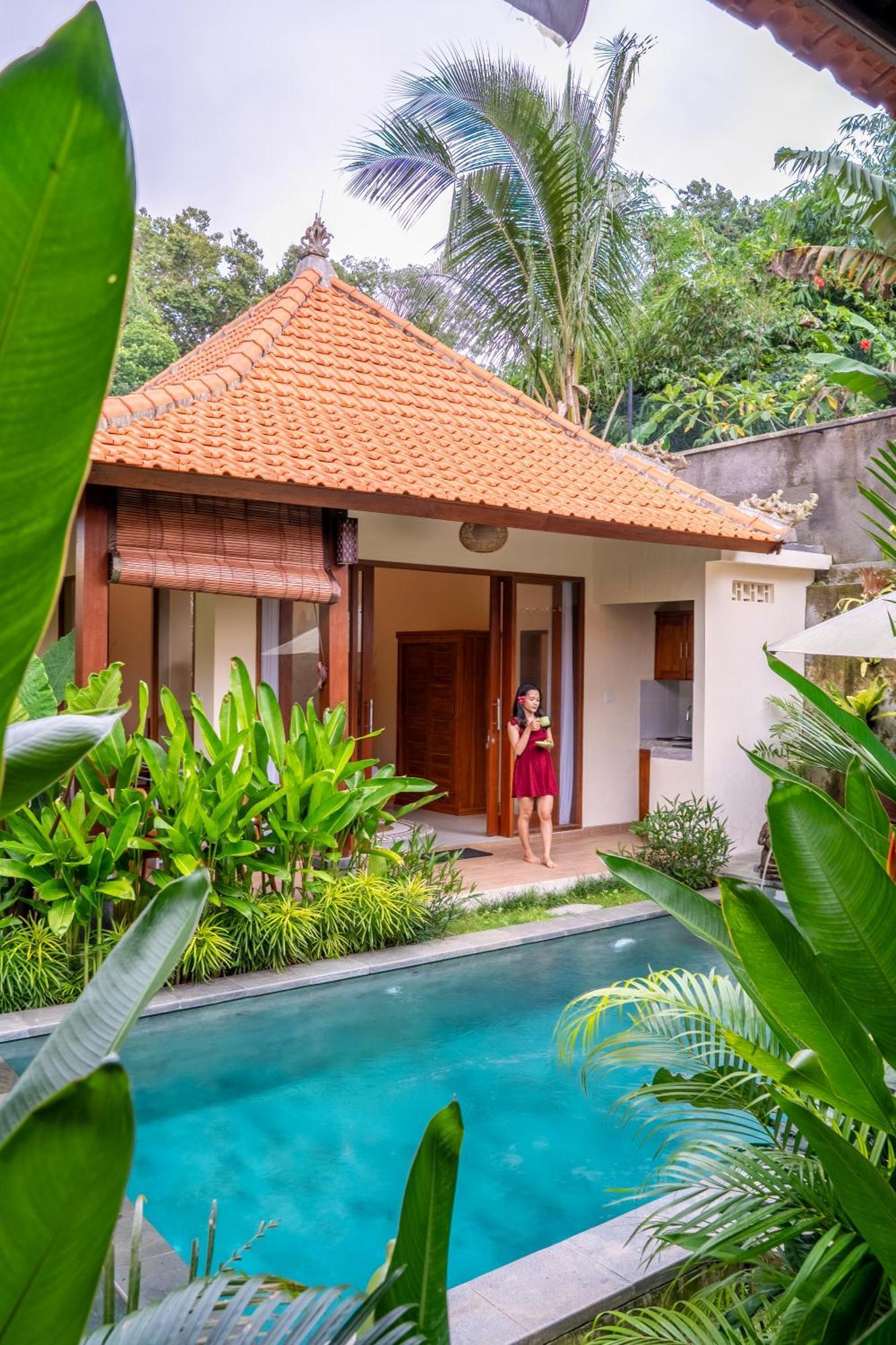 Cempaka Kembar Guest House อูบุด ภายนอก รูปภาพ