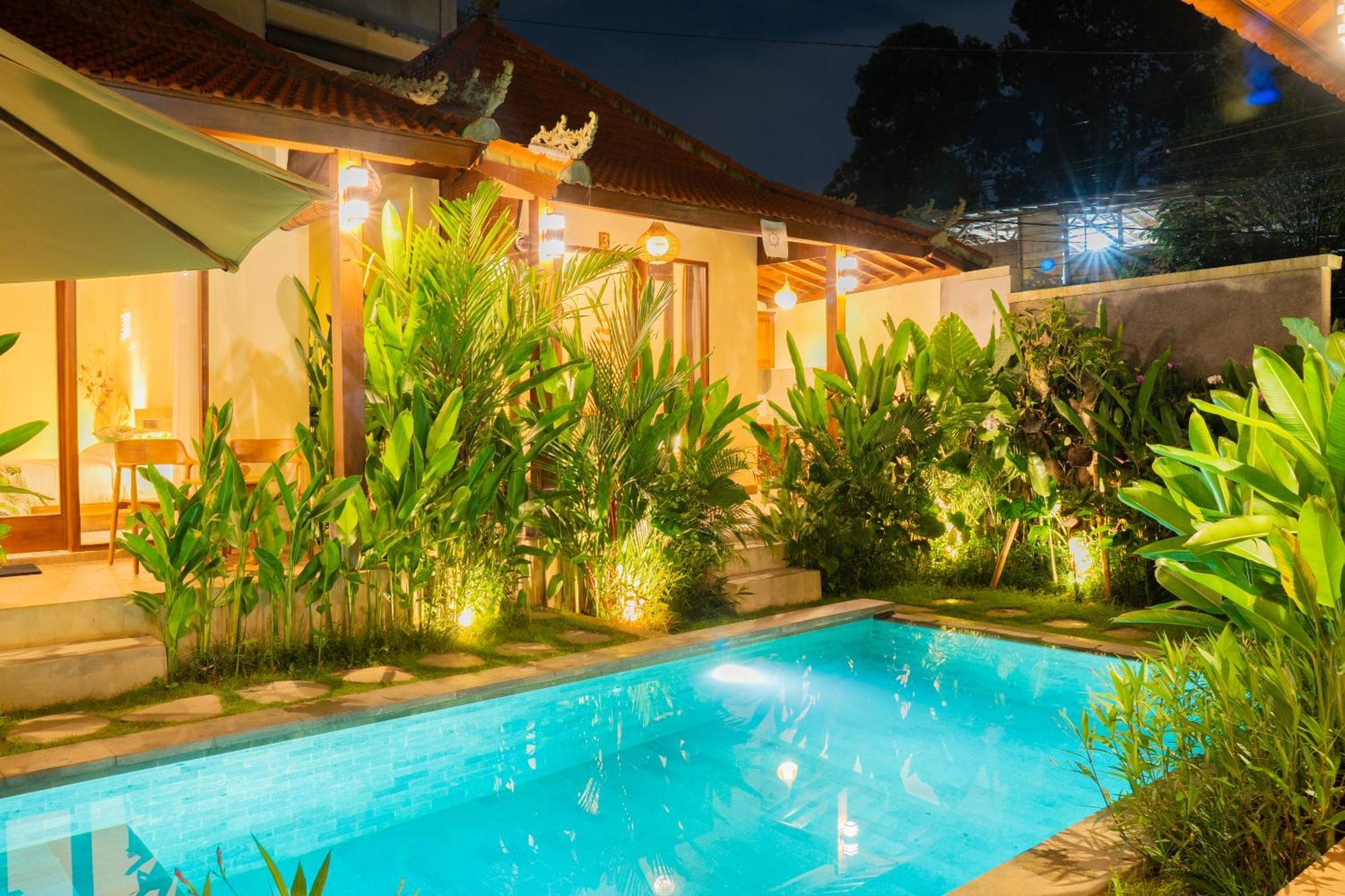Cempaka Kembar Guest House อูบุด ภายนอก รูปภาพ