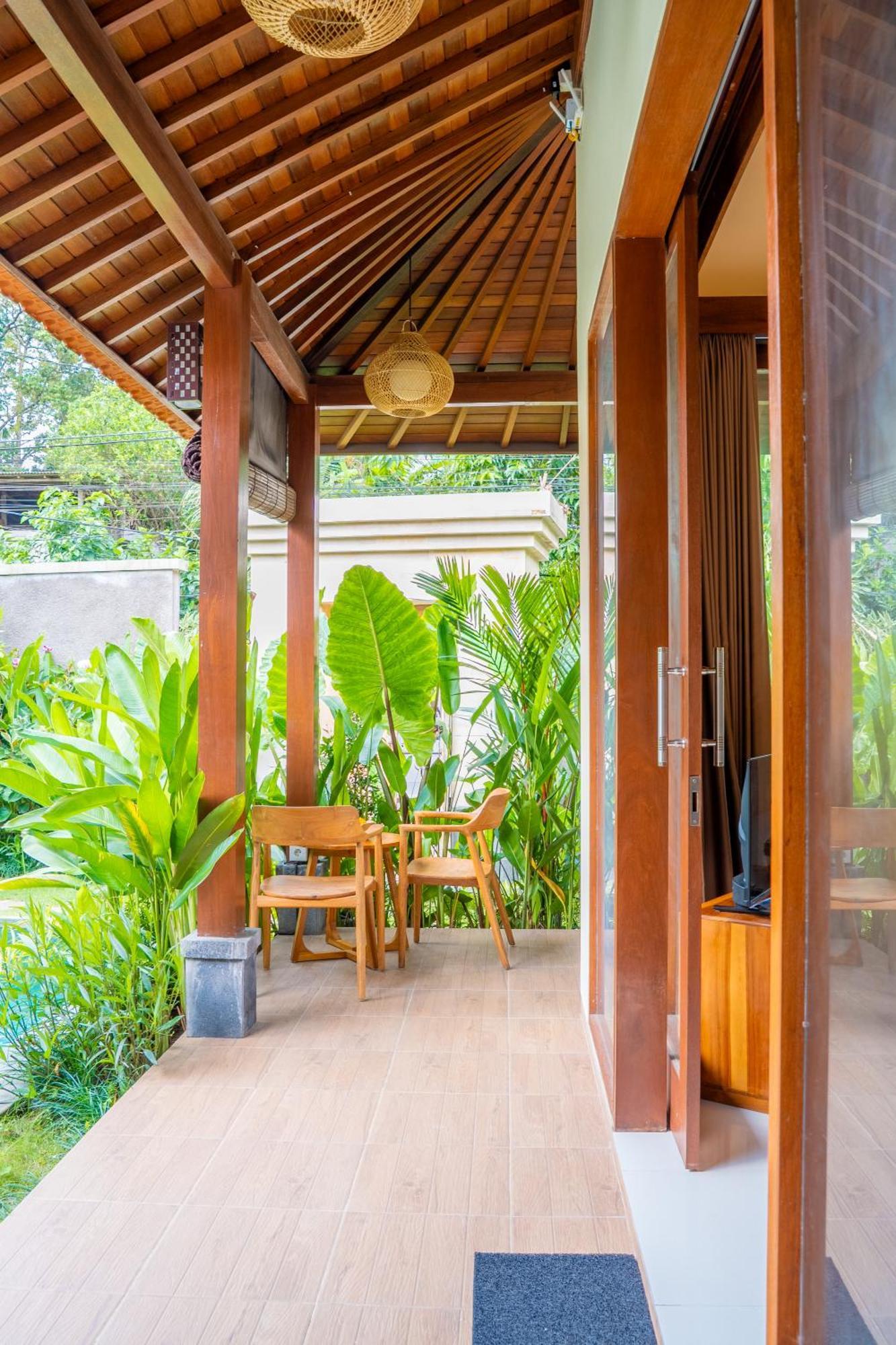 Cempaka Kembar Guest House อูบุด ภายนอก รูปภาพ